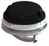 Střešní / nástěnný ventilátor MaxxAir Maxxfan Dome Plus 12V, černý, s LED osvětlením